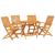 Set de masă pentru grădină 5 pcs Maro Lemn Solid de Acacia GartenMobel Dekor