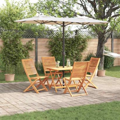 Set de masă pentru grădină 5 pcs Maro Lemn Solid de Acacia GartenMobel Dekor
