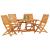 Set de masă pentru grădină 5 pcs Maro Lemn Solid de Acacia GartenMobel Dekor