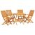 Set de masă pentru grădină 5 pcs Maro Lemn Solid de Acacia GartenMobel Dekor