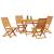 Set de masă pentru grădină 5 pcs Maro Lemn Solid de Acacia GartenMobel Dekor