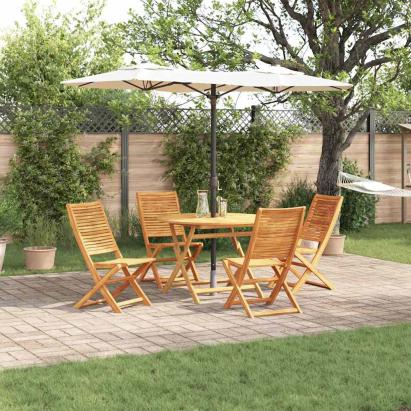 Set de masă pentru grădină 5 pcs Maro Lemn Solid de Acacia GartenMobel Dekor