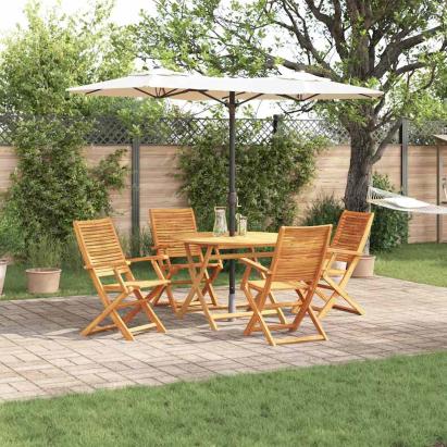 Set de masă pentru grădină 5 pcs Maro Lemn Solid de Acacia GartenMobel Dekor