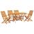 Set de masă pentru grădină 5 pcs Maro Lemn Solid de Acacia GartenMobel Dekor