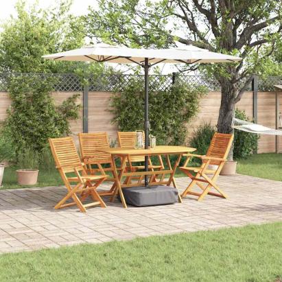 Set de masă pentru grădină 5 pcs Maro Lemn Solid de Acacia GartenMobel Dekor