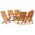 Set de masă pentru grădină 7 pcs Maro Lemn Solid de Acacia GartenMobel Dekor