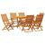 Set de masă pentru grădină 7 pcs Maro Lemn Solid de Acacia GartenMobel Dekor
