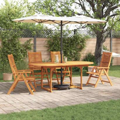 Set de masă pentru grădină 5 pcs Maro Lemn Solid de Acacia GartenMobel Dekor