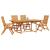 Set de masă pentru grădină 5 pcs Maro Lemn Solid de Acacia GartenMobel Dekor