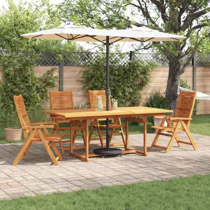 Set de masă pentru grădină 5 pcs Maro Lemn Solid de Acacia GartenMobel Dekor