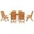 Set de masă pentru grădină 7 pcs Maro Lemn Solid de Acacia GartenMobel Dekor