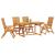 Set de masă pentru grădină 5 pcs Maro Lemn Solid de Acacia GartenMobel Dekor