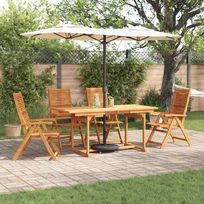 Set de masă pentru grădină 5 pcs Maro Lemn Solid de Acacia GartenMobel Dekor