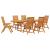 Set de masă pentru grădină 7 pcs Maro Lemn Solid de Acacia GartenMobel Dekor