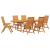 Set de masă pentru grădină 7 pcs Maro Lemn Solid de Acacia GartenMobel Dekor