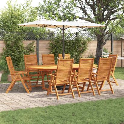 Set de masă pentru grădină 9 pcs Maro Lemn Solid de Acacia GartenMobel Dekor
