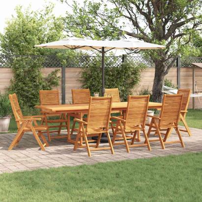 Set de masă pentru grădină 9 pcs Maro Lemn Solid de Acacia GartenMobel Dekor