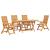 Set de masă pentru grădină 5 pcs Maro Lemn Solid de Acacia GartenMobel Dekor