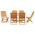Set de masă pentru grădină 7 pcs Maro Lemn Solid de Acacia GartenMobel Dekor
