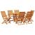 Set de masă pentru grădină 7 pcs Maro Lemn Solid de Acacia GartenMobel Dekor