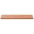 Blat de baie, 100x50x2,5 cm, lemn masiv de fag GartenMobel Dekor