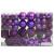 Set globuri de Crăciun 111 buc., violet, polistiren GartenMobel Dekor