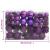 Set globuri de Crăciun 111 buc., violet, polistiren GartenMobel Dekor