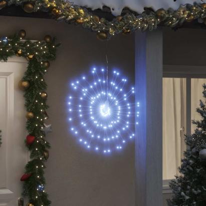 Lumină stelară de Crăciun 140 LED-uri alb rece 17 cm GartenMobel Dekor