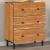 Dulap lateral, 60x33x75 cm, lemn masiv de acacia GartenMobel Dekor