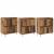 Bufeturi 3 pcs Lemn vechi GartenMobel Dekor