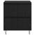 Bufeturi 3 pcs Stejar Negru GartenMobel Dekor