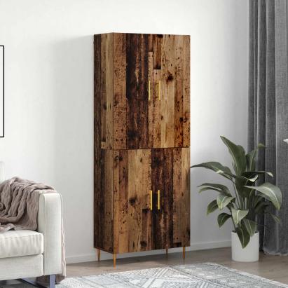 Bufet Pe perete Lemn vechi 69,5 x 34 x 180 cm Lemn compozit GartenMobel Dekor