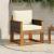 Canapea Medie pentru Exterior Lemn Solid de Acacia natural GartenMobel Dekor