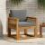 Canapea Medie pentru Exterior Lemn Solid de Acacia natural GartenMobel Dekor