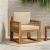 Canapea Medie pentru Exterior Lemn Solid de Acacia natural GartenMobel Dekor