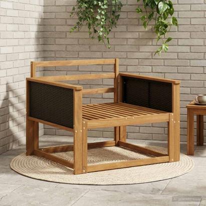 Canapea Medie pentru Exterior natural GartenMobel Dekor