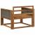 Canapea Medie pentru Exterior Lemn Solid de Acacia natural GartenMobel Dekor