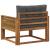 Canapea Medie pentru Exterior natural GartenMobel Dekor