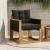 Canapea Medie pentru Exterior Lemn Solid de Acacia natural GartenMobel Dekor