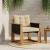 Canapea Medie pentru Exterior Lemn Solid de Acacia natural GartenMobel Dekor