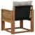 Canapea de exterior Lemn Solid de Acacia natural GartenMobel Dekor