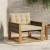 Set de canapele de exterior Lemn solid de Acacia și Textilene GartenMobel Dekor