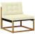 Set de canapele de exterior Lemn solid de Acacia și Textilene GartenMobel Dekor