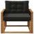 Set de canapele de exterior Lemn solid de Acacia și Textilene GartenMobel Dekor