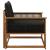 Set de canapele de exterior Lemn solid de Acacia și Textilene GartenMobel Dekor