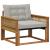 Set de canapele de exterior Lemn solid de Acacia și Textilene GartenMobel Dekor