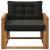 Set de canapele de exterior Lemn solid de Acacia și Textilene GartenMobel Dekor