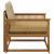 Set de canapele de exterior Lemn solid de Acacia și Textilene GartenMobel Dekor