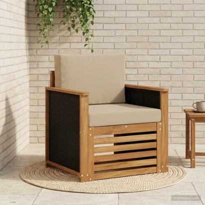 Canapea Medie pentru Exterior natural GartenMobel Dekor
