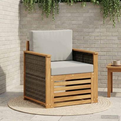 Canapea Medie pentru Exterior natural GartenMobel Dekor
